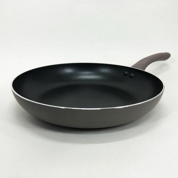 Сковорода алюмінієва 28 см WELL DONE WD-1018B індукція, сковорода з товстим дном, зручна на кухню | Зображення 3