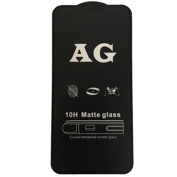 Захисне скло Full Glue Matte для Apple iPhone X / iPhone Xs / iPhone 11 Pro - Black