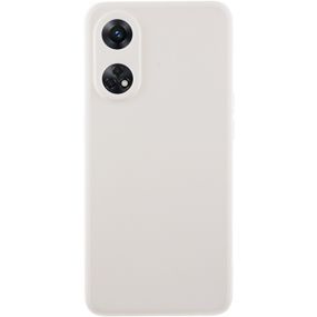Силиконовый чехол Candy Full Camera для Oppo Reno 8 T 4G Белый / White
