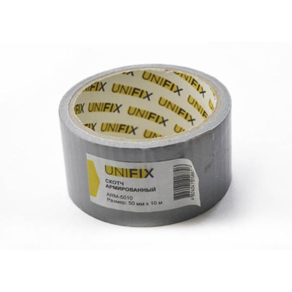 Лента клейкая армированная серая 50мм*10м UNIFIX