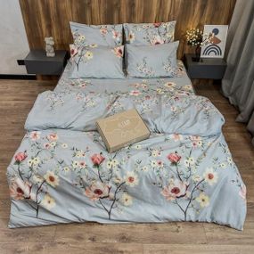 Комплект постельного белья “LT”,Поликотон,Оливковый,Семейный, 0092