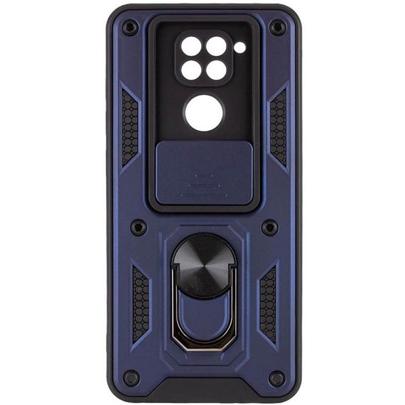Чохол Ummi Camshield Serge Ring для Xiaomi Redmi Note 9 / Redmi 10X Синій
