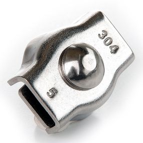 Затискач одинарний Simplex 6 мм неіржавкий А2 (пачка, кратність10 шт.) APRO CS-6N1