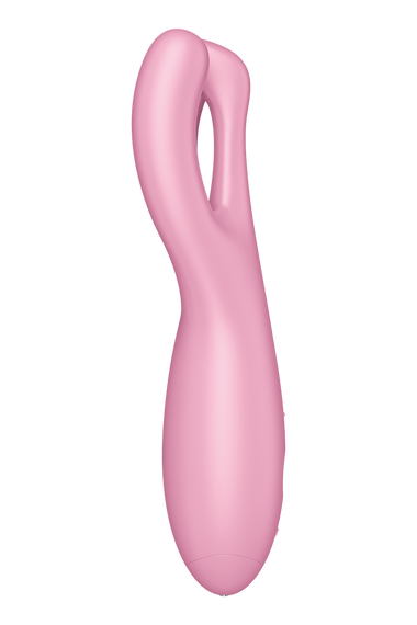 Гнучкий смарт-вібратор Satisfyer Threesome 4 Connect App рожевий Sex Aura | Зображення 6