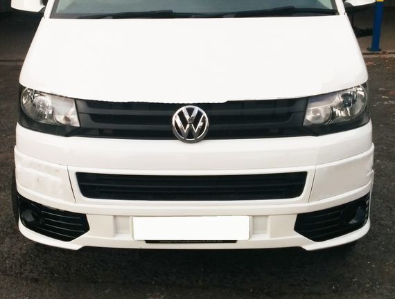 Накладка на передний бампер SportLine для Volkswagen T5 2010-2015 гг | Зображення 1