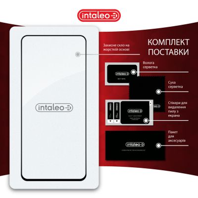 Стекло защитное Intaleo Full Glue Oppo A3 5G Black (1283126598760) | Зображення 7