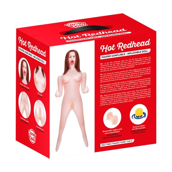 Надувная кукла Candy Dolls Hot Redhead | Зображення 1