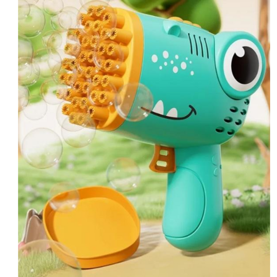 Дитячий автоматичний пістолет для мильних бульбашок, ефектне шоу з мильних бульбашок | Зображення 8