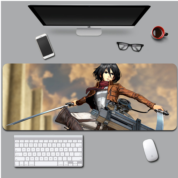 Ігрова поверхня для мишки з Аніме принтом "Атака Титанів / Attack on Titan" 800*300*3 мм 0610