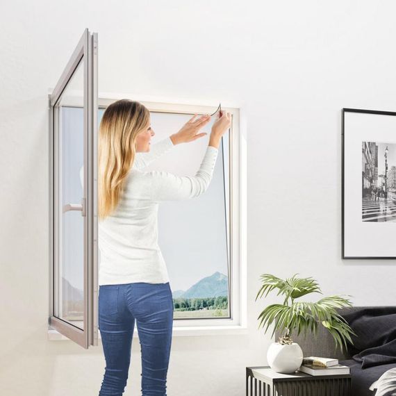 Безкаркасна універсальна москітна сітка Clip 0,75*1,3 м | Зображення 4