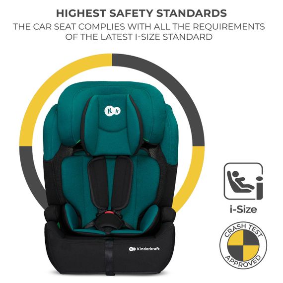 Автокресло Kinderkraft Comfort Up i-Size Green (KCCOUP02GRE0000) | Зображення 7