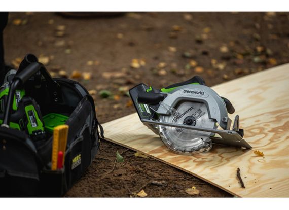 Циркулярна пила акумуляторна Greenworks GD24CS | Зображення 3