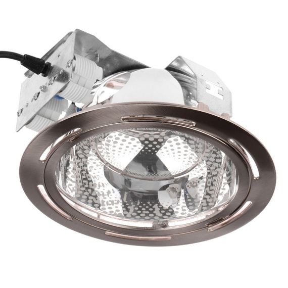 Світильник Downlight стельовий вбудований DL-01 SN 2x26W Brille 166016