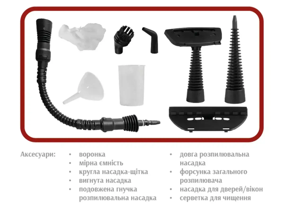 Паровий очищувач ручний 2200Вт 4,2бар Steam Cleaner BITEK BT-4740 | Зображення 4
