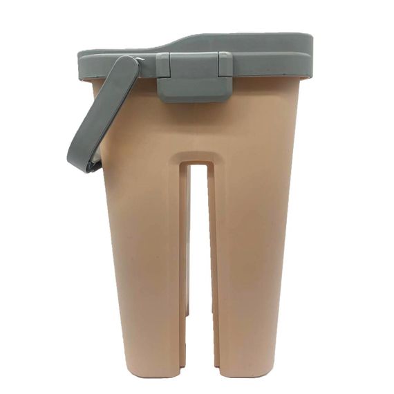 Швабра и ведро с автоматическим отжимом 8л, Scratch Anet, Бежевый / Комплект для уборки / Швабра-лентяйка | Зображення 8