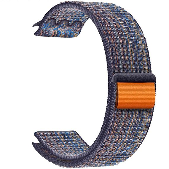 Ремешок Hoco WA25 Original series nylon strap для Apple watch 42(ser.1-3)/44/45/49mm Dynamic Royal Blue with Orange