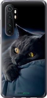 Чохол на Xiaomi Mi Note 10 Lite Димчастий кіт "825u-1937-2448"