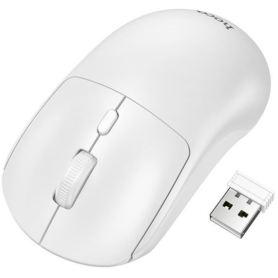 Миша Hoco GM42 Platino 2.4G White
