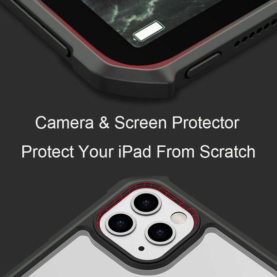 TPU+PC чохол Xundd c посиленими кутами для Apple iPad Pro 11" (2020-2022) Чорний | Зображення 5