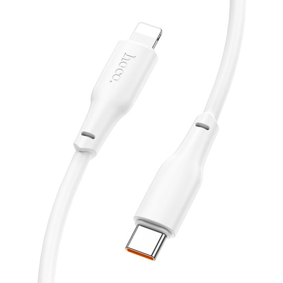 Дата кабель Hoco X93 Force Type-C to Lightning 20W (2m) White | Зображення 1