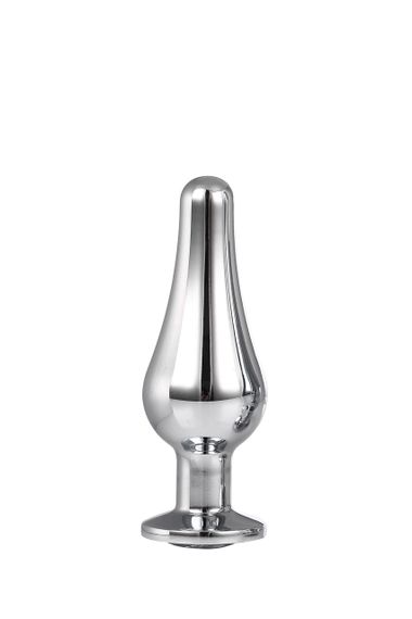 DT21823 анальна пробка конічної форми Dream Toys GLEAMING LOVE SILVER PLEASURE PLUG S Sex Aura | Зображення 1