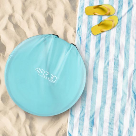 Намет пляжний 4FIZJO Pop-Up 195 x 120 см саморозкладний Grey/Mint (P-5905973401432) | Зображення 7