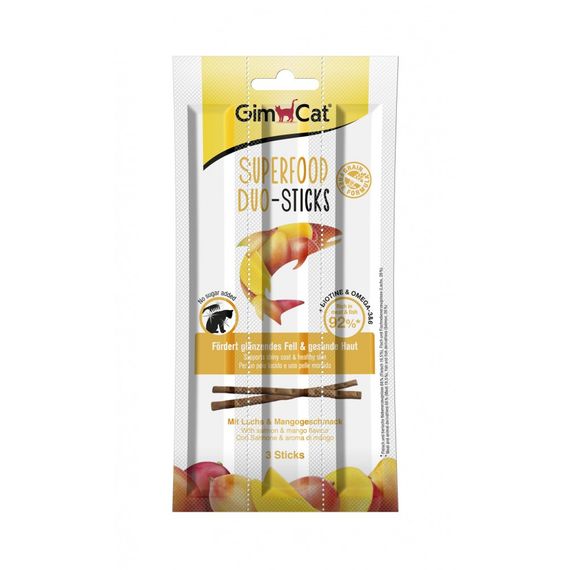 Лакомство для котов GimCat Superfood Duo-Sticks с лососем 3 шт