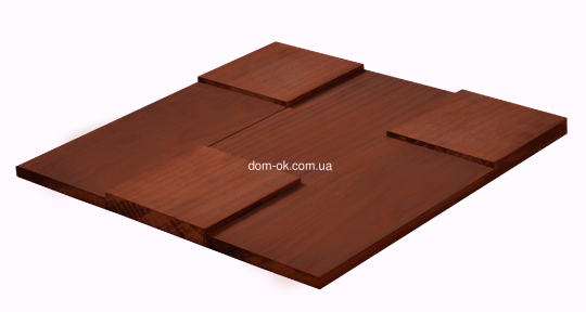 Деревянная мозаика из коллекции «Aged Wood» Doted Brown