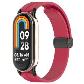 Ремінець Line Magnetic для Xiaomi Mi Band 9/8 Червоний / Red