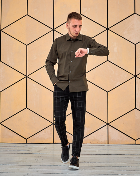 Комплект РБК (Рубашка класс+брюки+кеды) основной S XL | Зображення 1