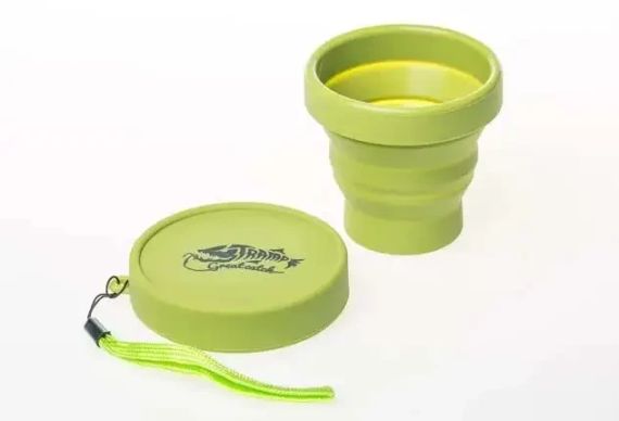 Стакан складной силиконовый Tramp с крышкой 180ml olive (UTRC-083-olive) | Зображення 2