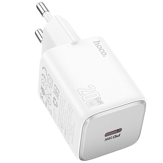 МЗП Hoco N40 Mighty PD20W (1USB-C) White | Зображення 2