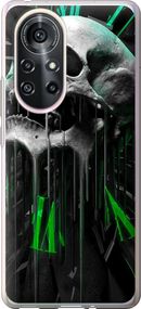 Чехол на Huawei Nova 8 Pro Череп-часы "4100u-2246-17620"