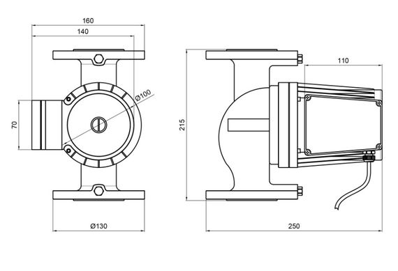 Циркуляційний насос Thermo Alliance LPS LPA40-13-550 фланцевий LPA4013550 | Зображення 3