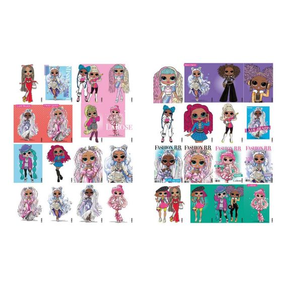 Детская книга-раскраска "Fashion Show LaRose" LCB2 со стикерами | Зображення 2