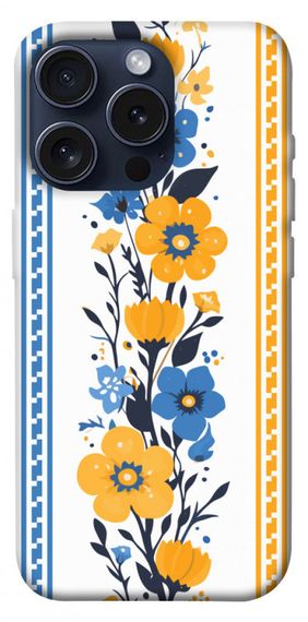 Чохол з картинкою Вишиванка 1 для Apple iPhone 15 Pro (6.1")