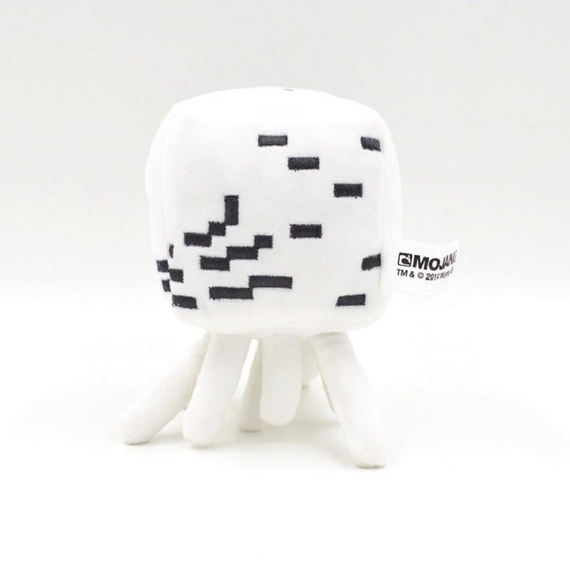 Іграшка-привид Гаст з Minecraft, білий із червоними очима з піксельного світу Майнкрафт 22 см | Зображення 5