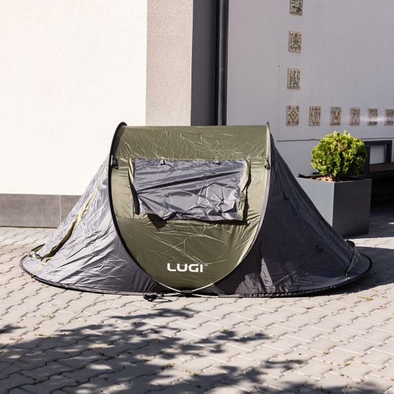 Палатка туристическая  245×145×100 (см) кемпинговая для рыбалки 2 х местная Зеленый LU-030GR | Зображення 2