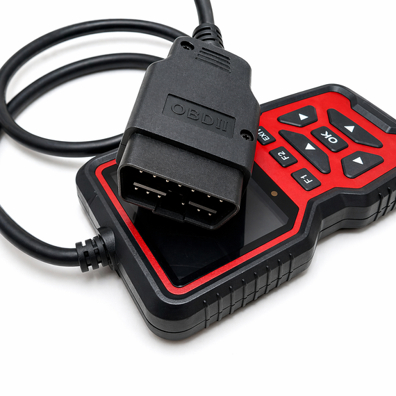 Автомобільний діагностичний сканер V519 OBD2, Червоний/ Автосканер помилок/тестер діагностичний для авто | Зображення 3