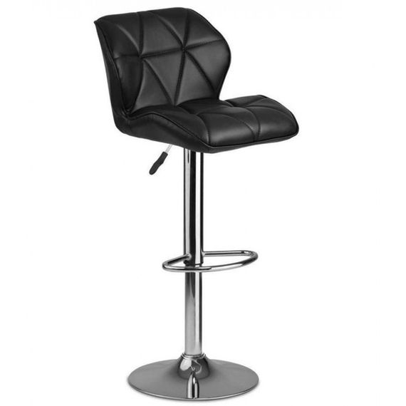 Барний стілець зі спинкою Bonro Бонро BN-087 чорний (42400438)