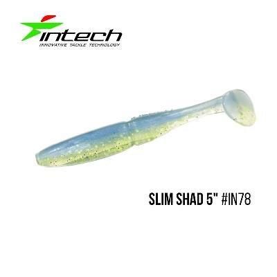 Силіконова приманка, Їстівний силікон Intech Інтеч Slim Shad 5" 5 шт IN78