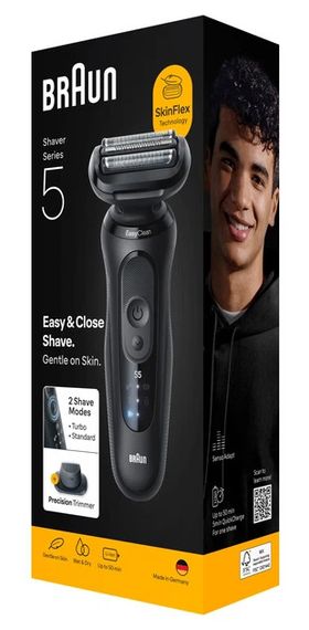Електробритва Braun Series 5 52-N1200s чорна | Зображення 1