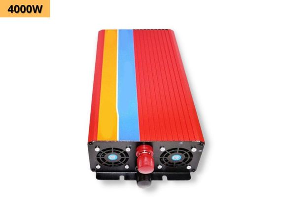 Инвертор преобразователь напряжения с 12V на 220V XPRO 4000w красный (3052) | Зображення 1