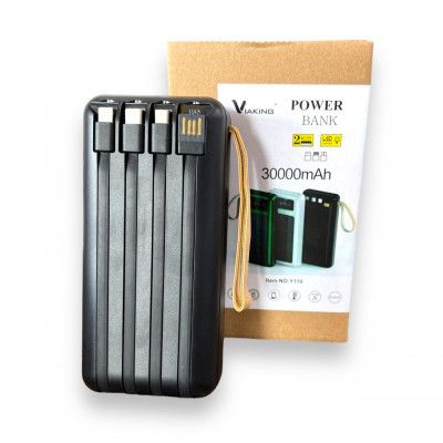 Power Bank 30000mAh із солн.панеллю Павербанк Повербанк | Зображення 1