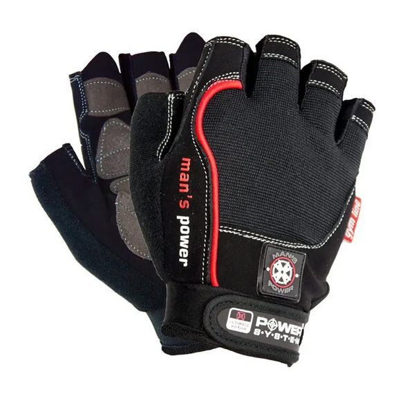 Рукавички для фітнесу Power System PS-2580 Man’s Power Black XS