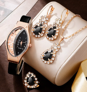 Жіночий годинник Tonneau з набором прикрас Montre Femme