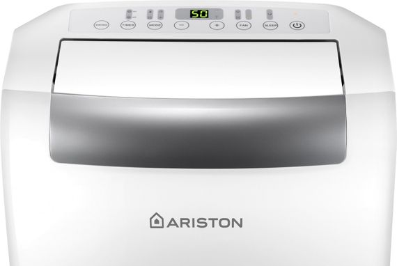 Кондиционер мобильный Ariston Mobis Plus 10 20м2 on/off 10000BTU 3.1кВт A/- R290 белый 3381428 | Зображення 4
