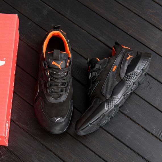 Кросівки демісезонні Puma чорні | Зображення 4