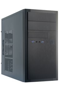 Корпус CHIEFTEC Elox HT-01B,без БП,2xUSB3.0,mATX, черный (HT-01B-OP)