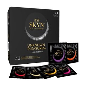 Безлатексные премиум-презервативы SKYN Unknown Pleasures 42 шт, 6 разных видов (мятая упаковка!!!) Sex Aura